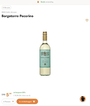 Abruzzo Borgotorre Pecorino