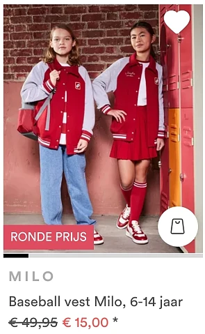 Tot 80% + 15% korting bij JBC dit weekend