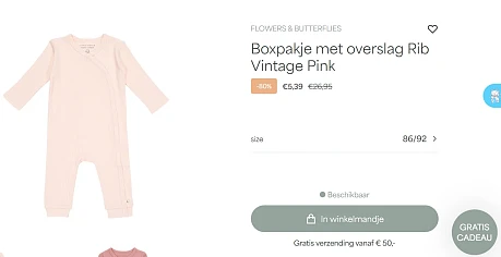 -80% Little Dutch boxpakje 👶 maat 74/80 & 86/92