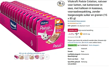 natvoer voor katten
