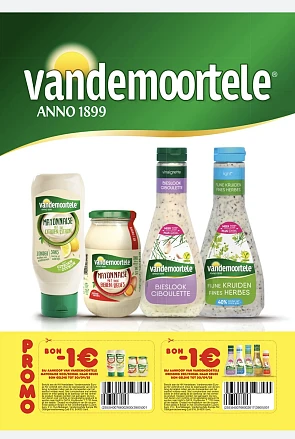 Bonnetjes Alpro en vandemoortele in Billie en Nina bijlagen