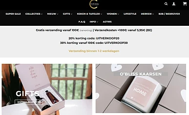 tot -30% totale uitverkoop Cocoozy