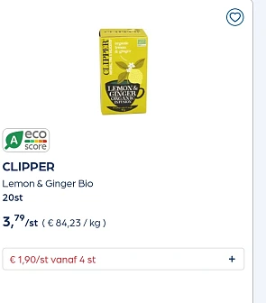 Verschillende clipper 50% goedkoper