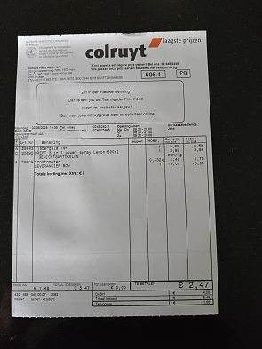 Colruyt dreft Power spray voor €0,99