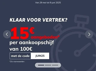15 euro korting bij auto 5