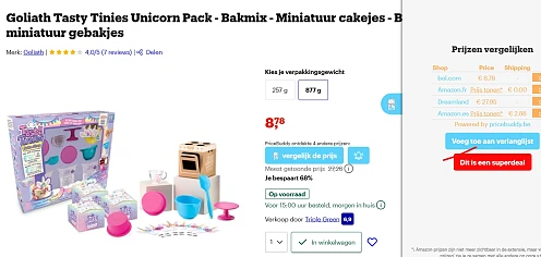 Goliath Tasty unicorn pack (bakset)