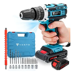 Vesto® PowerDrive Accuboormachine, Incl. 2 Accu's