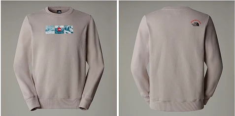 thenorthface sweatshirt met print voor heren