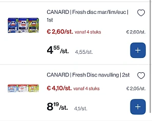 Canard voor toilet -50%