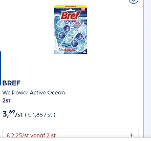 Bref wc blokjes goedkoper