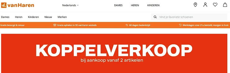 Koppelverkoop bij VanHaren