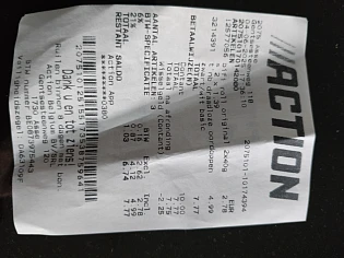 Action Bifi roll aan €1,39 ipv €1,59