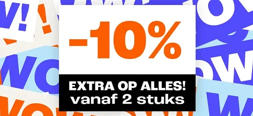 10% korting op alles bij Kwantum
