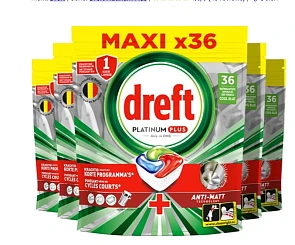 Dreft Platinum Plus All In One Vaatwastabletten