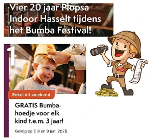 Bumba Weekend Deal t.e.m 9 juni