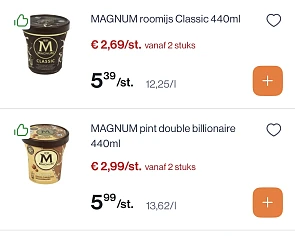 Magnum after diner en pints -50%