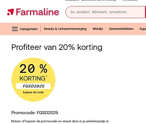 Kortingscode Farmaline