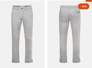 Jack & jones jeans intelligence Chino - grijs