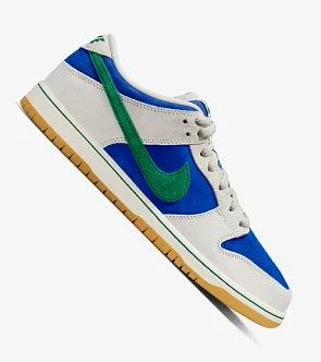 Nike SB Dunk Low Pro Schoen (phantom malachite hyper royal)