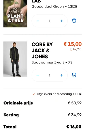 Jack & Jones bodywarmer -70%
