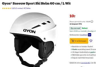 skihelm maat L bij bol