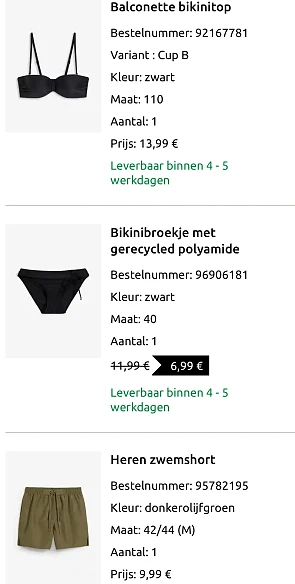Bonprix badmode kortingscode