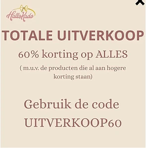 Totale uitverkoop HalloKado -60%