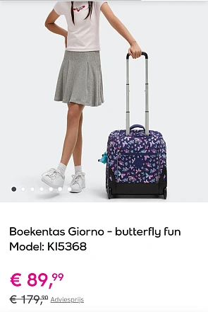 Kipling tot - 50% op veepee.be