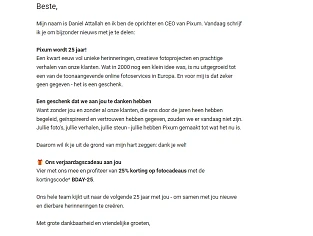 25% korting op fotocadeaus bij Pixum