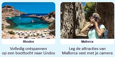5% korting op excursies en activiteiten bij TUI