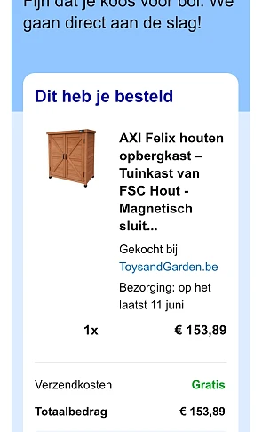 Dagdeal bij bol.com tot -15% op o.a AXI tuinartikelen