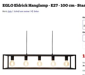 eglo hanglamp