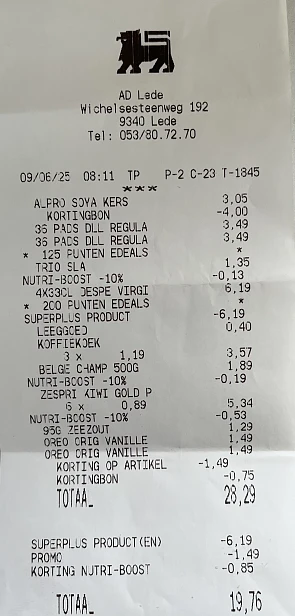 Delhaize Oreo koekjes 1+1 gratis