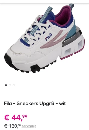Fila sneakers upgr8 wit op veepee.be