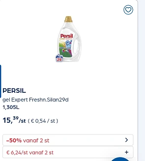Persil -50% extra