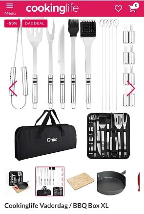 Dagdeal cookinglife vaderdag box xl