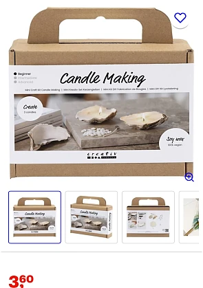 Mini Hobbyset Kaarsgieten