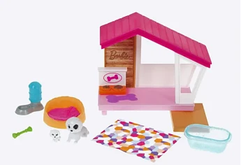 Barbie Mini Playset Hondenhuis met hondje