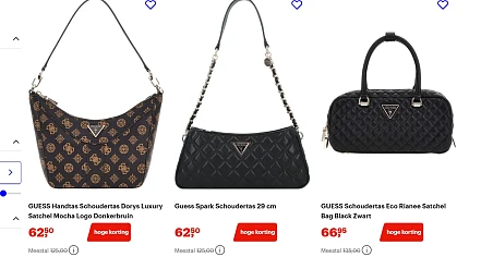 GUESS Nieuwe collectie - Vanaf 50% handtassen