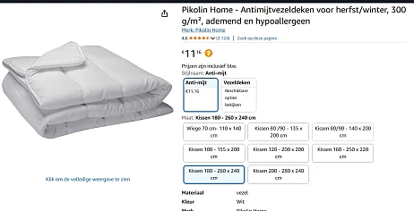 Pikolin Home dekbed
