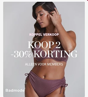 30% korting bij Hunkemöller enkel voor leden