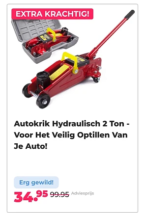 Autokrik -65% bij voordeelvanger.nl