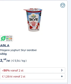 Arla skyr -50% extra