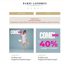 Paris londres: koppelverkoop tot -40%