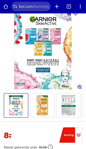 Garnier Mask Discovery Set 50% bij bol