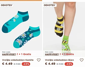 1+1 op schoenen en sokken bij Dedoles 🩴🧦