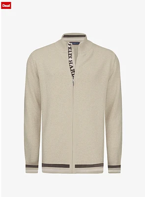 Felix Hardy HIGH COLLAR - Vest - beige