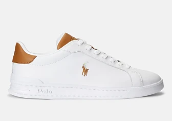 Polo Ralph Lauren HERITAGE COURT II LEATHER SNEAKER - Sneakers laag