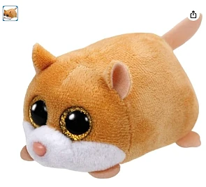 Teeny Tys pluche Peewee de Hamster €4,02 hij Amazon