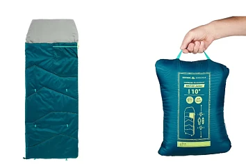 Slaapzak voor kinderen MH100 10°C blauw